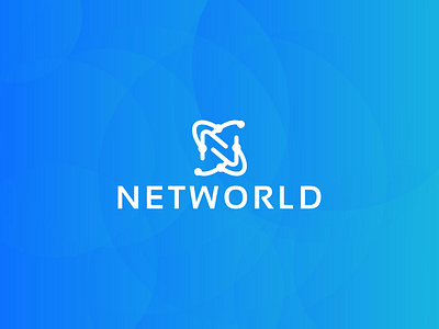 Networld app logo internet logo net logo software logo startup company logo startup logo tech logo technology company logo