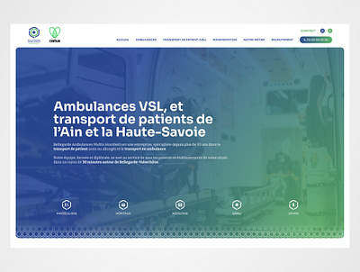Ambulances website figma graphic design web webdesign websitedesign