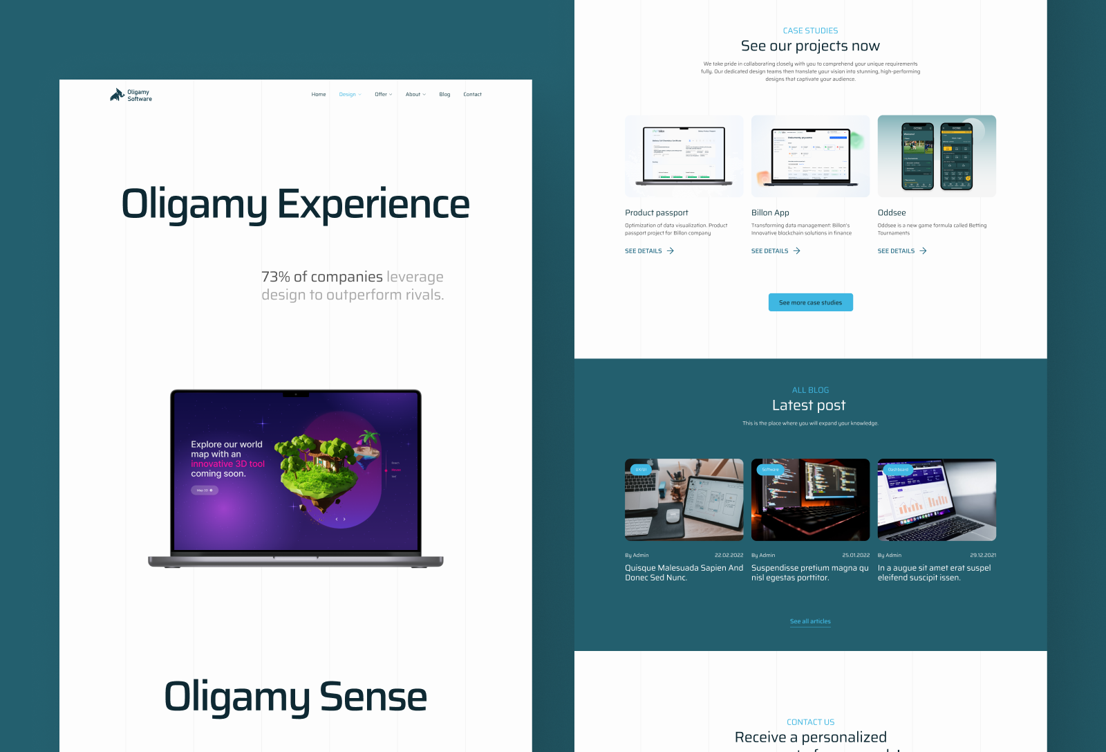 More interactivity, more inspiration! designinspiration designpage interactivescrolling scroll website websiterefresh