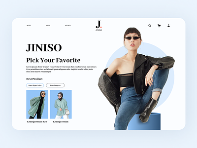 Redesign Jiniso Website branding design app figma ui ui ux design website website design