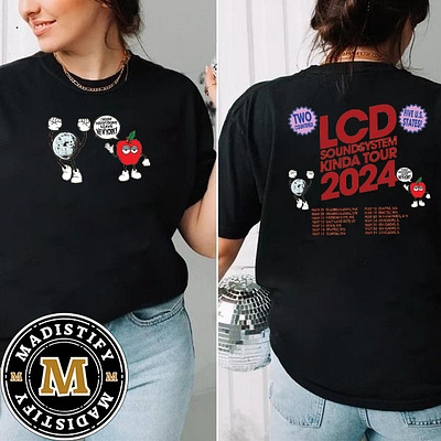 LCD Soundsystem Spring Kinda Tour 2024 Of North America Date Lis design tshirt