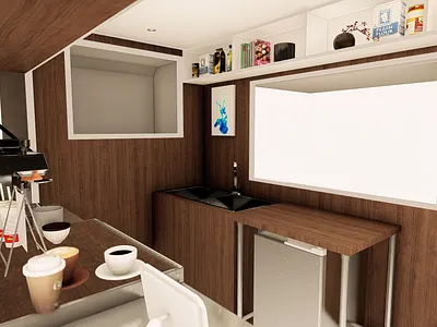 Food Truck Design 3d animation architecture design exteriordesign graphic design highrisebuilding illustration interior interiordesign