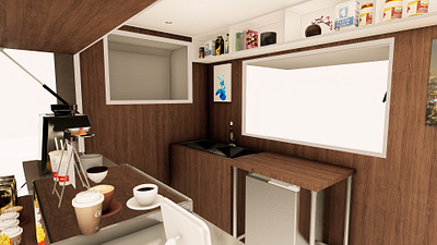 Food Truck Design 3d animation architecture design exteriordesign graphic design highrisebuilding illustration interior interiordesign