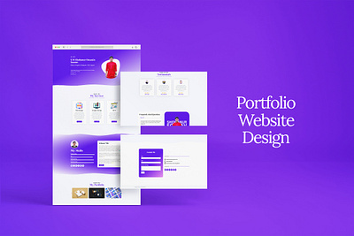 Portfolio Website Design landingpage portfolio portfoliowebsite uidesign website websitedesign webui wordpress wordpressdesign wordpresswebsite