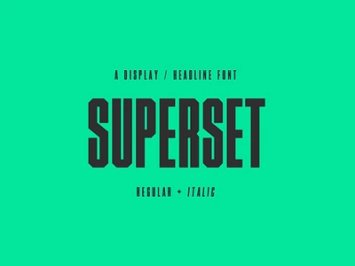 Superset Font bold crossfit display editorial fitness font football headline narrow poster regular social media sport sport font sports sports typeface superset superset font