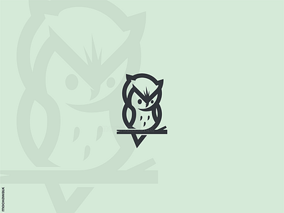 Little Owl animal bird cute design icon illustration logo logodesign logomark nocturnal owl playful simple