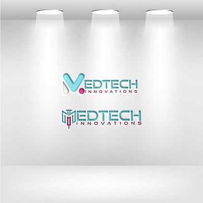 MedTech logo 3d animation branding graphic design logo motion graphics ui