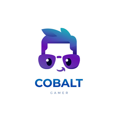 Cobalt; a Persian YouTube gamer branding graphic design illustrator logo youtube