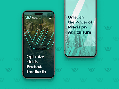 Unleash the Power of Precision Agriculture agriculture app branding design digital farming green landing logo marketing mobile page power product sustainability ui ui design uiux ux