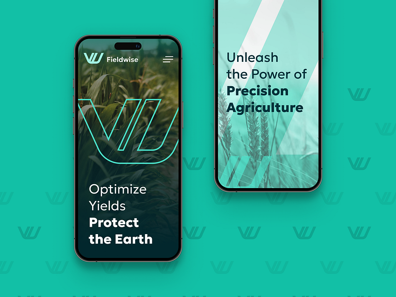 Unleash the Power of Precision Agriculture agriculture app branding design digital farming green landing logo marketing mobile page power product sustainability ui ui design uiux ux