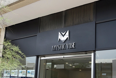 Mystic Vibe Logo concept / Clothing brand Logo Design. brand identity branding graphic design illustration logo photoshop print design typography