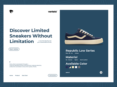 UI Design - Ventela Product Submenu Website Interface animation branding graphic design motion graphics ui