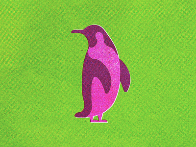 Penguin branding design flat graphic design illustration logo vector