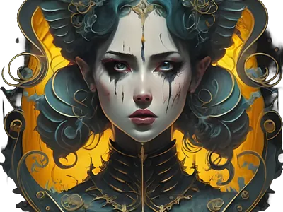 Gothic Illustration 3d abstract art aesthetic aesthetic print aesthetic printable aesthetic wall art animation artist branding design gothic graphic design illustration logo motion graphics ui