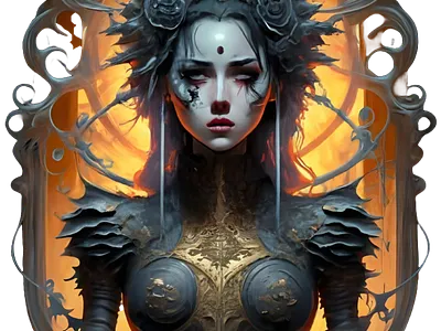 Gothic Illustration 3d abstract art aesthetic aesthetic print aesthetic printable aesthetic wall art animation artist branding design gothic graphic design illustration logo motion graphics ui