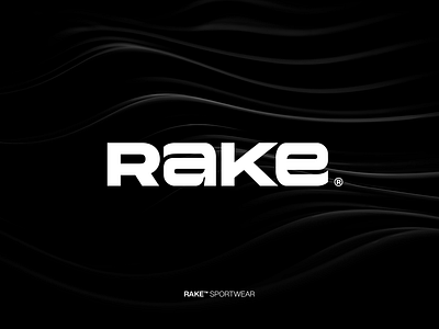 Rake® - Typography Logo Design brand logo design graphic design logo logo design logo mark logodesign logos logotype minimal minimalist logo typography