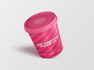 Ice Cream Packaging Mockup graphic design ice cream mockup ice cream packaging mockup ice cream psd mockup ice cream tub mockup icecream mockup icecream packaging mockup icecream tub mockup