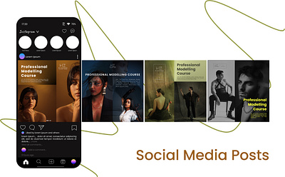 Social Media Posts app branding design graphic design social media typography ui