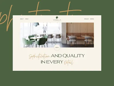 Bakery — Website 2024 aestetic bakery cafe coffee composition confectionery dessert elegant green landingpage minimal pastry restaurant shop sweet ui uiux