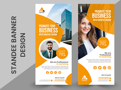 Standee Design design graphic design print design