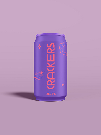 Crakers drink label design design graphic design illustration label logo