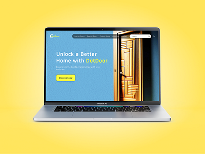 Dotdoor Door Selling Webdesign design door ui ux webdesign