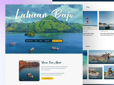 Revan Tour Website revan tour website tour travel web ui