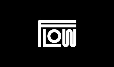 FLOW Wordmark abstract logo brand designer brand identity brand identity design branding design graphic design lettermark logo logo logo design luxury logo minimal modern logo modernlogodesign monogram wordmark