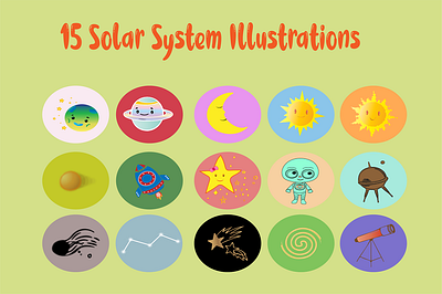 Illustrations stickers background branding design graphic design illustration logo stickers vector