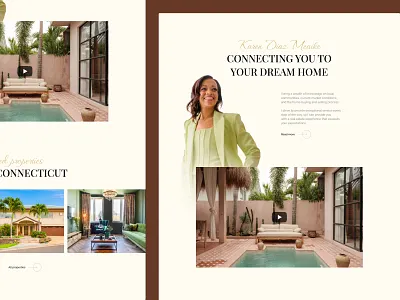 Real Estate — Website 2024 2025 aestetic brand elegant girl minimal personal realestate trend ui ux