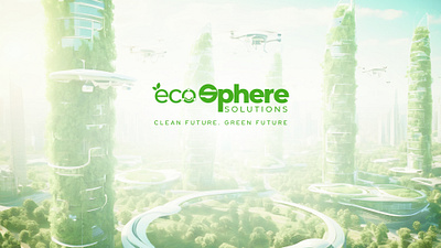 ecoSphere Solutions | Branding | Futuristic Brand | Concept brand brand design branding clean company concept design design ecofriendly futuristic graphic design green guidelines hire logo renewable energy smart smart city strategy sustainable urban farming