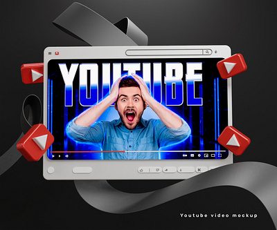 Professional Youtube video thumbnail design abstact banner branding design graphic design minimal modern photoshop professional simple thumbnail thumbnails trend ui video youtube