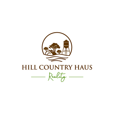 Texas Hill Country Real Estate design branding graphic design hill house logo minimal realestate texas
