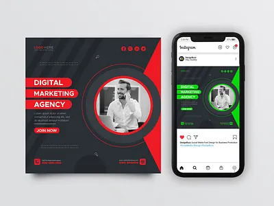 Social Media Poster Design banner branding brochure business company post conference corporate creative design flyer graphic design live banner marketing poster design social media marketing social media post square post template web design webinar