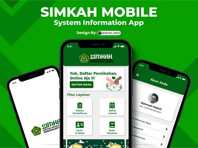 UI Mobile Design: SIMKAH Mobile App app design graphic design mobile app mobile design systemapp trend trend design ui ui design uiux ux