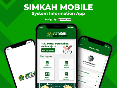 UI Mobile Design: SIMKAH Mobile App app design graphic design mobile app mobile design systemapp trend trend design ui ui design uiux ux