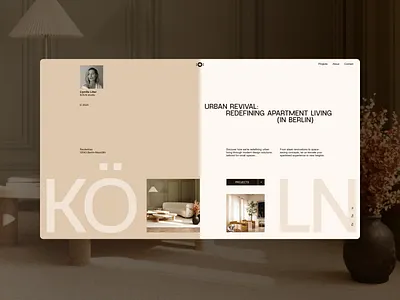 Berlin Architecture studio website concept architecture graphic design layout typography ui website