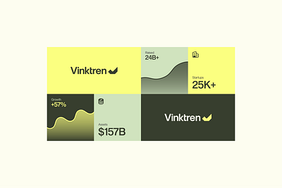 Vinktren - Venture Capital Firm brand identity branding designxpart logo logo design v logo visual identity