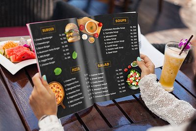 Restaurant Menu Design branding café food advertising food flyer food menu foodie menu graphic design menu design print restaurant menu