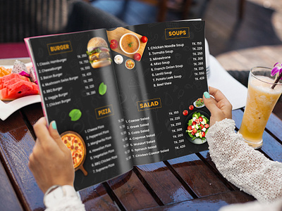 Restaurant Menu Design branding café food advertising food flyer food menu foodie menu graphic design menu design print restaurant menu