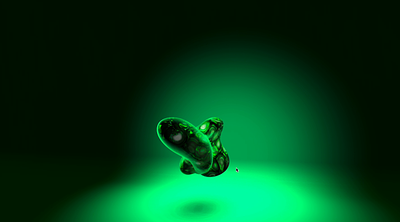 Green Lantern's pet dog - Entity 505 3d art design morphing motion design spline visual design