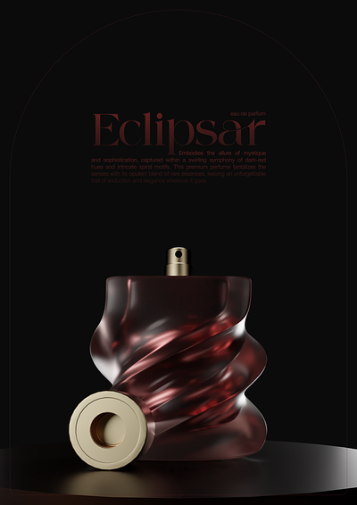 Parfum / Poster Q1 2024 3d animation art beauty concept design glass graphic design motion perfume poster