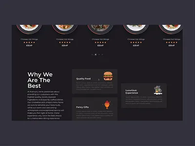 Kiamoni Food Ordering Web Design animation cart checkout design dish ecommerce food kiamoni landing page meal motion order restaurant sale shegzico ui ux web website