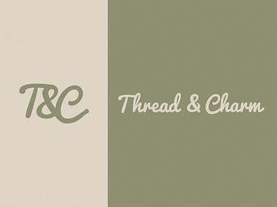 Thread & Charm Logo brand brand design brand designer brand identity branding branding design clothing clothing store clothingstore creative process crochet design graphic design logo logo design