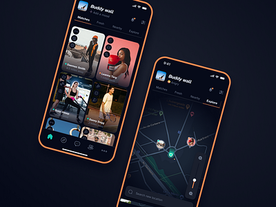 Buddy Mobile App app buddy mobile sport ui ux