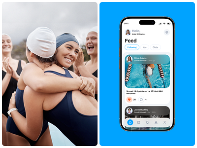 Dive Live - Share Your Progress app app design design dive diving events fina home mobile product design schedule scores sport swimming ui ui visual design user friendly user profile ux world aquatics