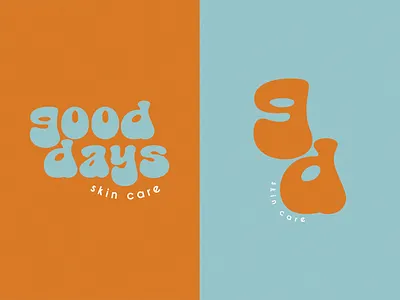 Gooddays Logo beach brand designer brand identity branding branding design creative process design graphic design logo logo design skin care skincare