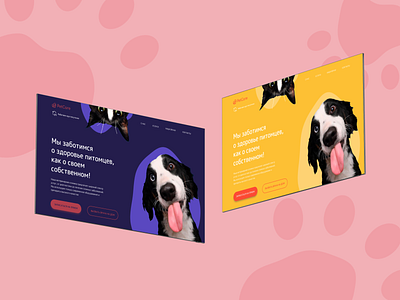 Design concept Pet clinic [4] design homepage landing ui ux web design