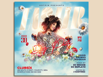 Easter Flyer Template party