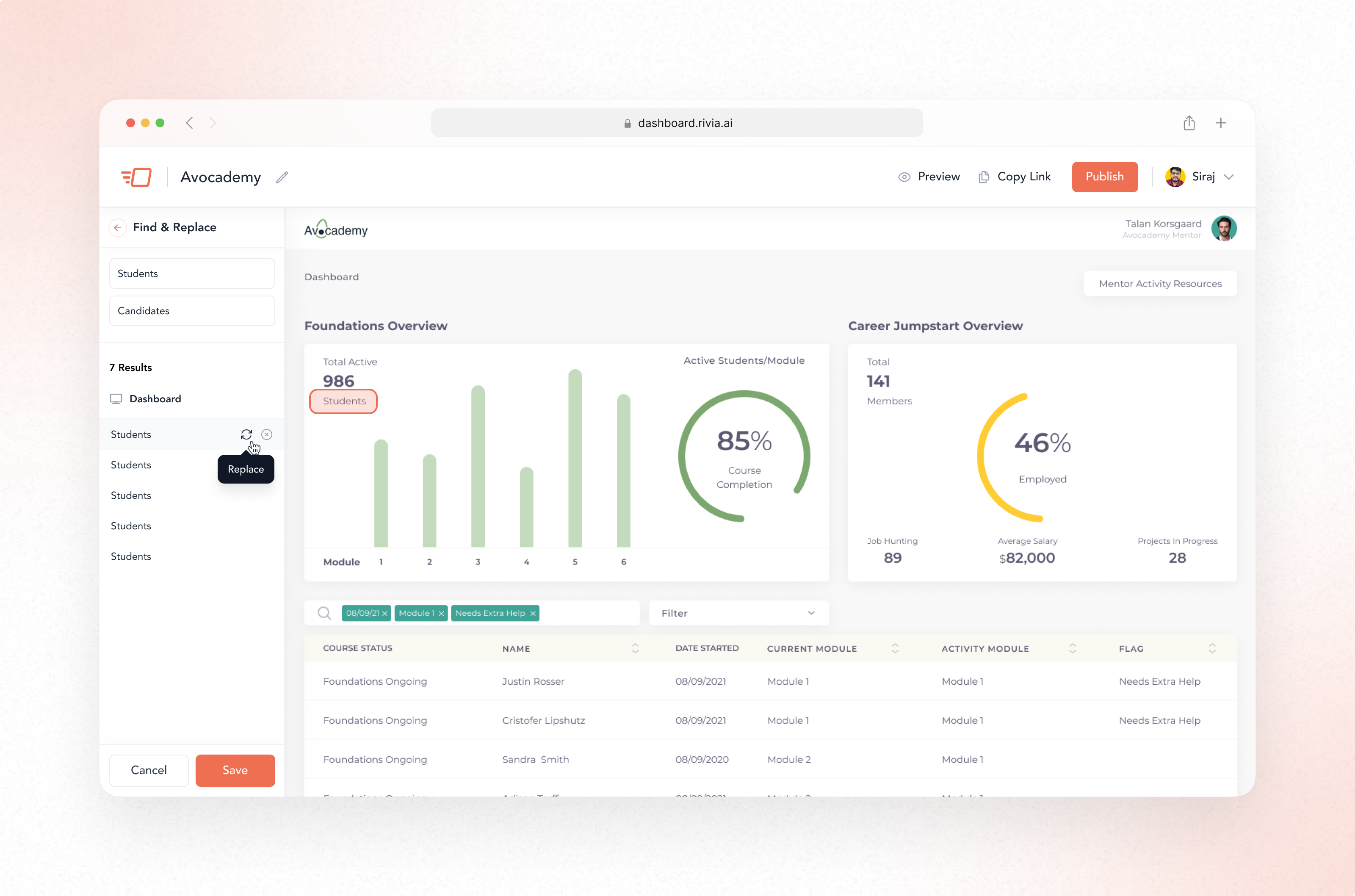 Find and Replace the text in playground demo b2b find find and replace interactive demo playground product design replace saas ui uiux ux uxdesign web app web application